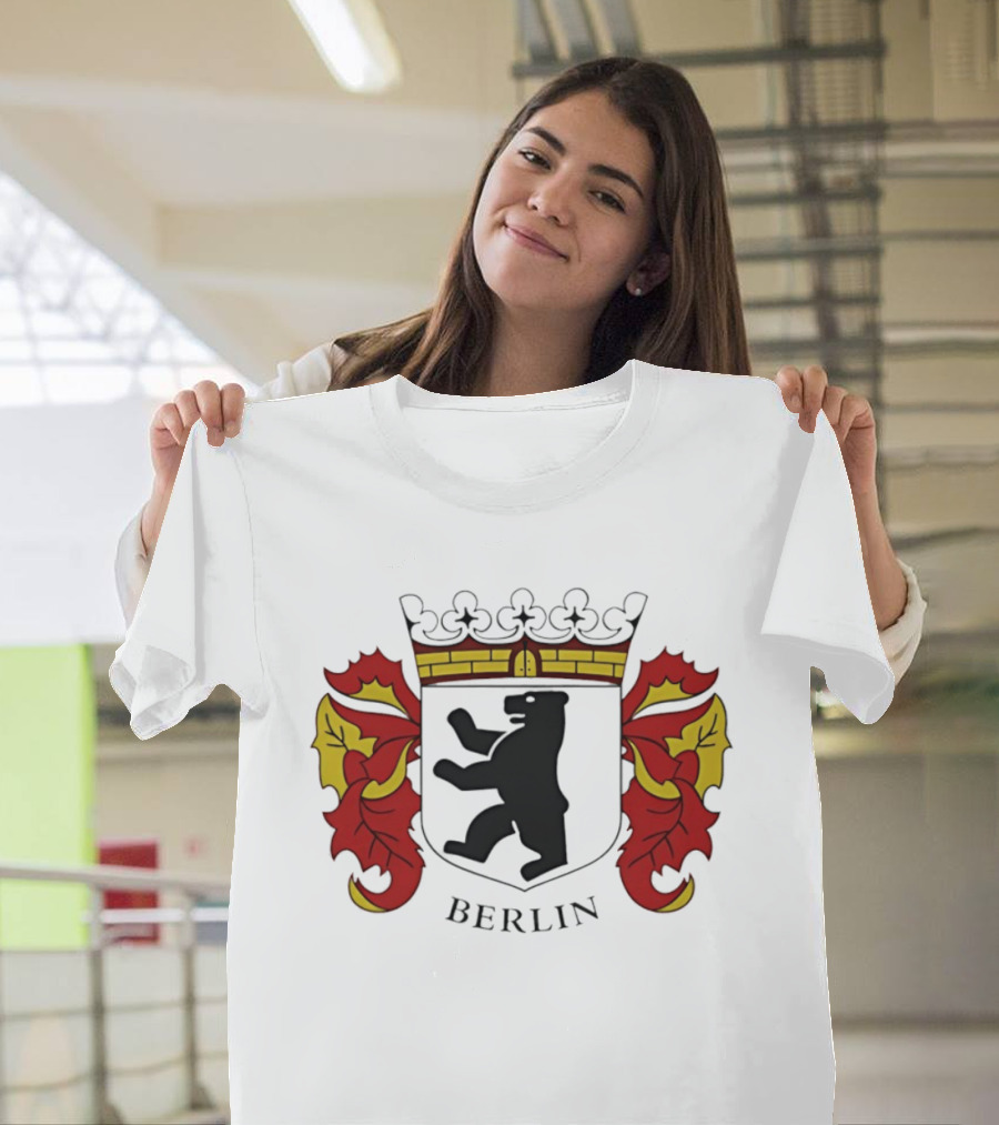 Berlin Coat Of Arms Bear Crest German City T-Shirt