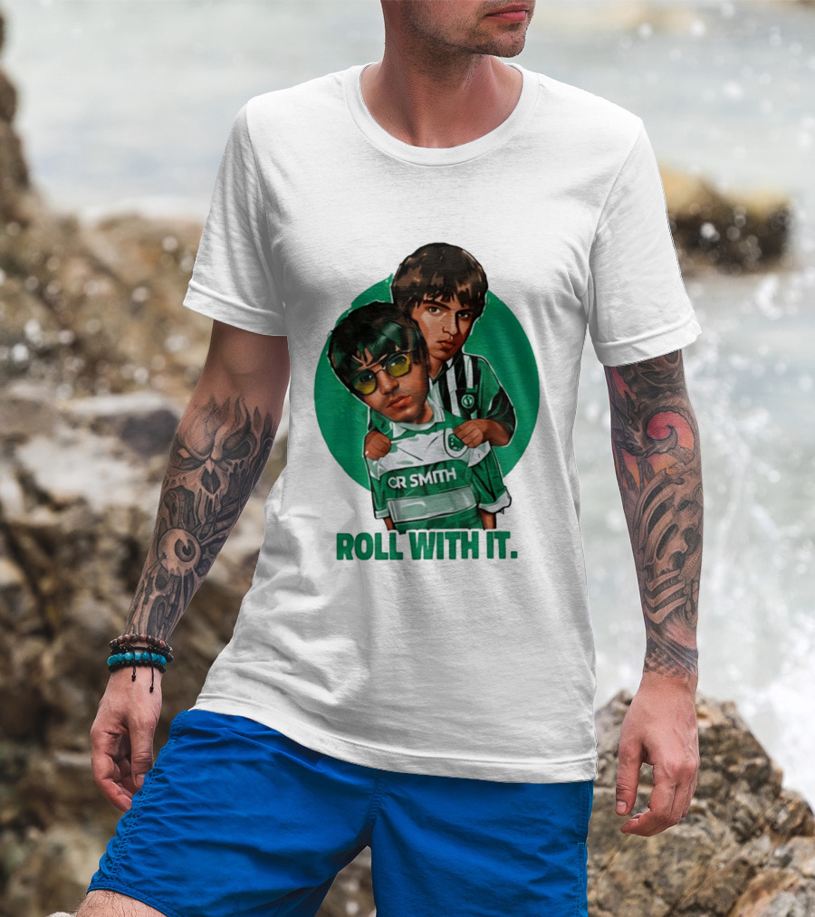 Oasis Roll With It CR Smith Celtic Football Club T-Shirt
