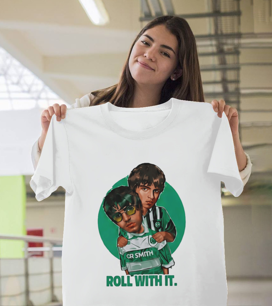 Oasis Roll With It CR Smith Celtic Football Club T-Shirt