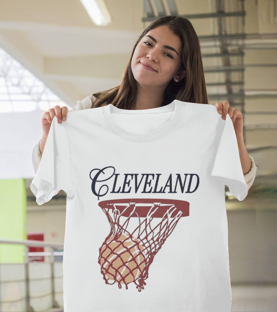 Cleveland Basketball Club Hoop Swish Property Ohio T-Shirt