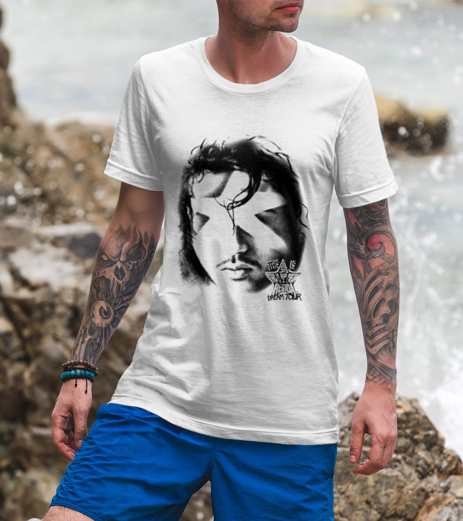 Fuerza Regida Star Face Black T-Shirt
