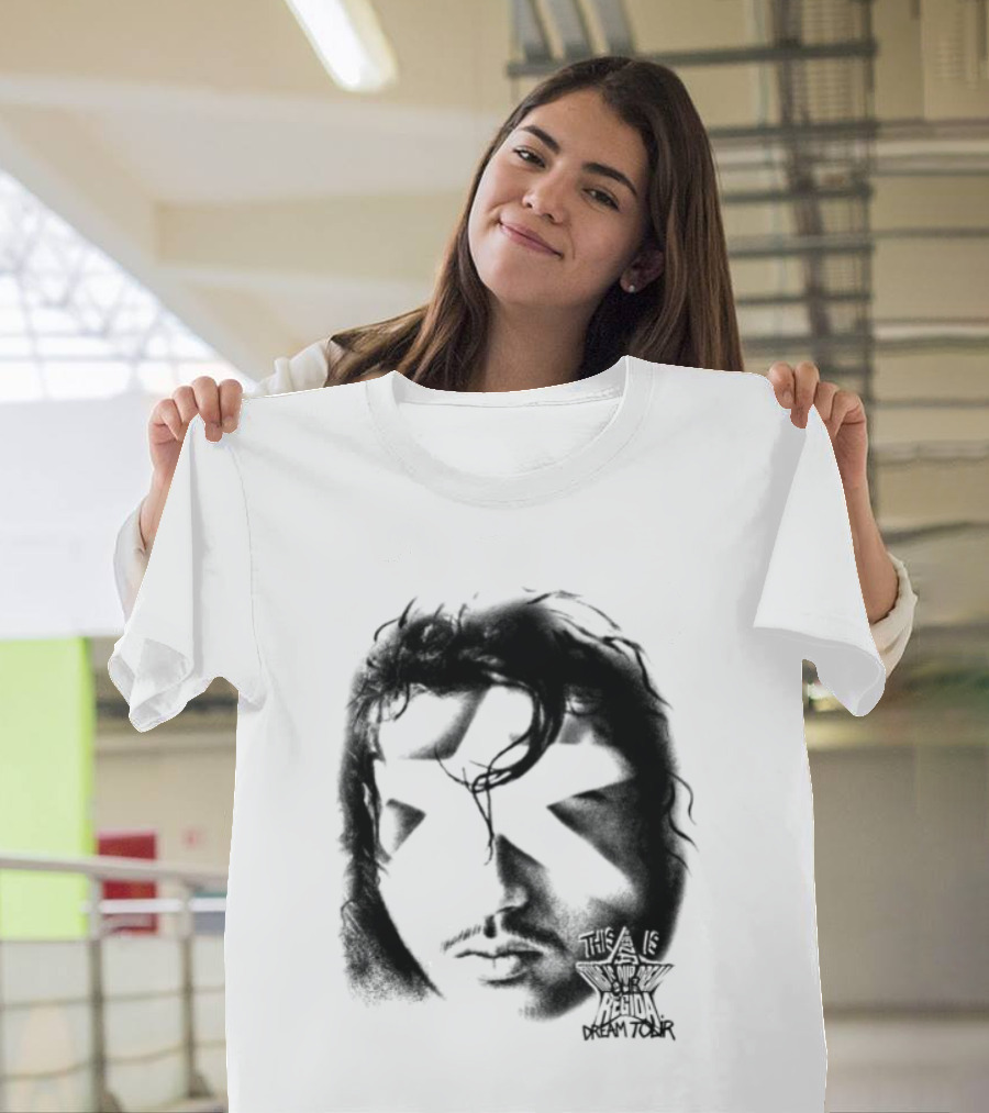 Fuerza Regida Star Face Black T-Shirt
