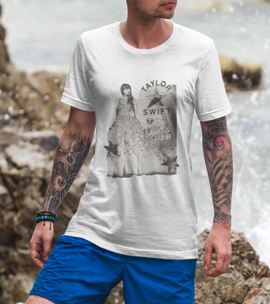 Taylor Swift The Eras Tour Oversized Photo Taylor Swift Store T-Shirt
