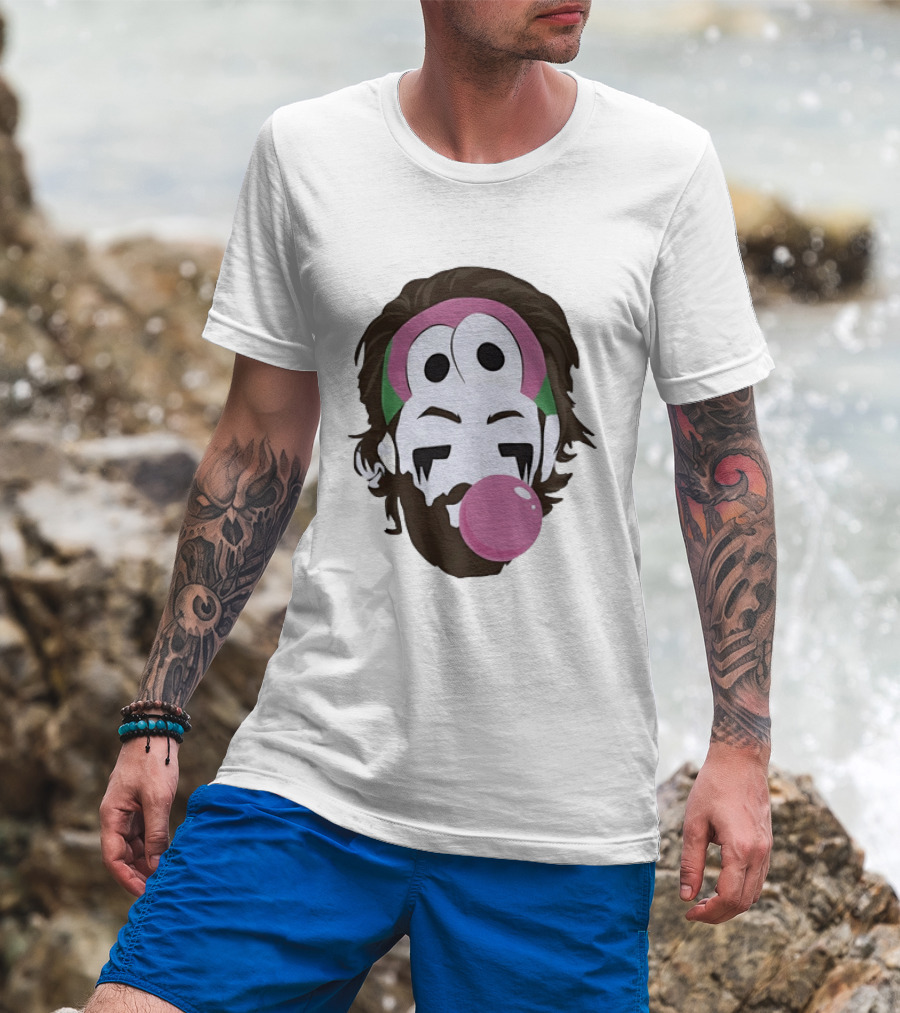 Keanu Reeves Bubblegum Pop Art Cartoon T-Shirt