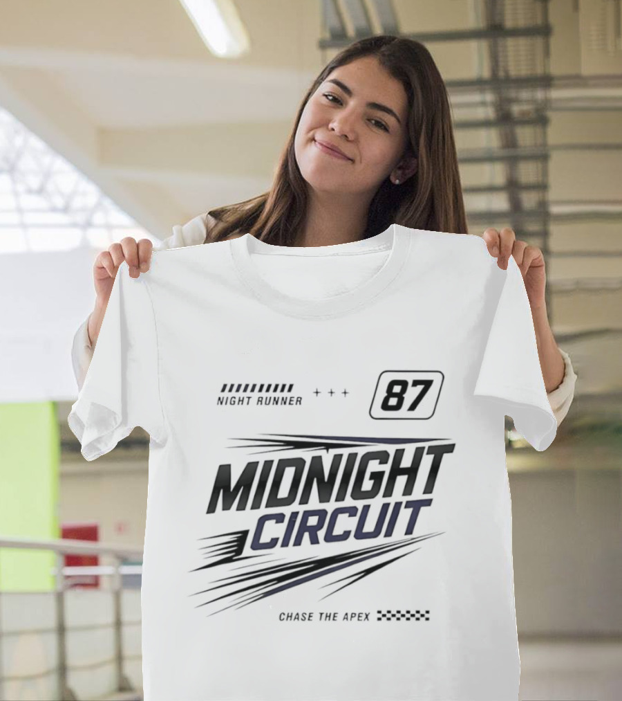 Midnight Circuit 87 Night Runner Chase The Apex T-Shirt