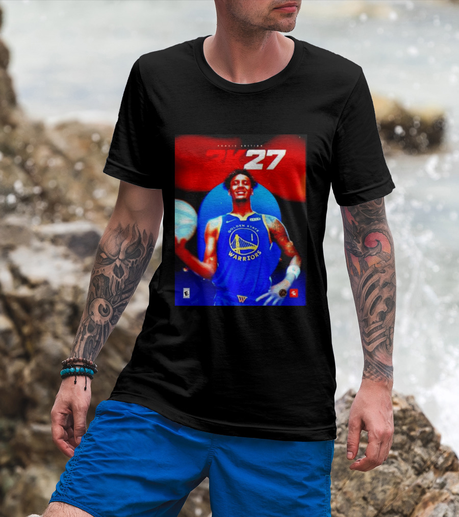 Golden State Warriors NBA 2K27 Rookie Edition Number One Player T-Shirt