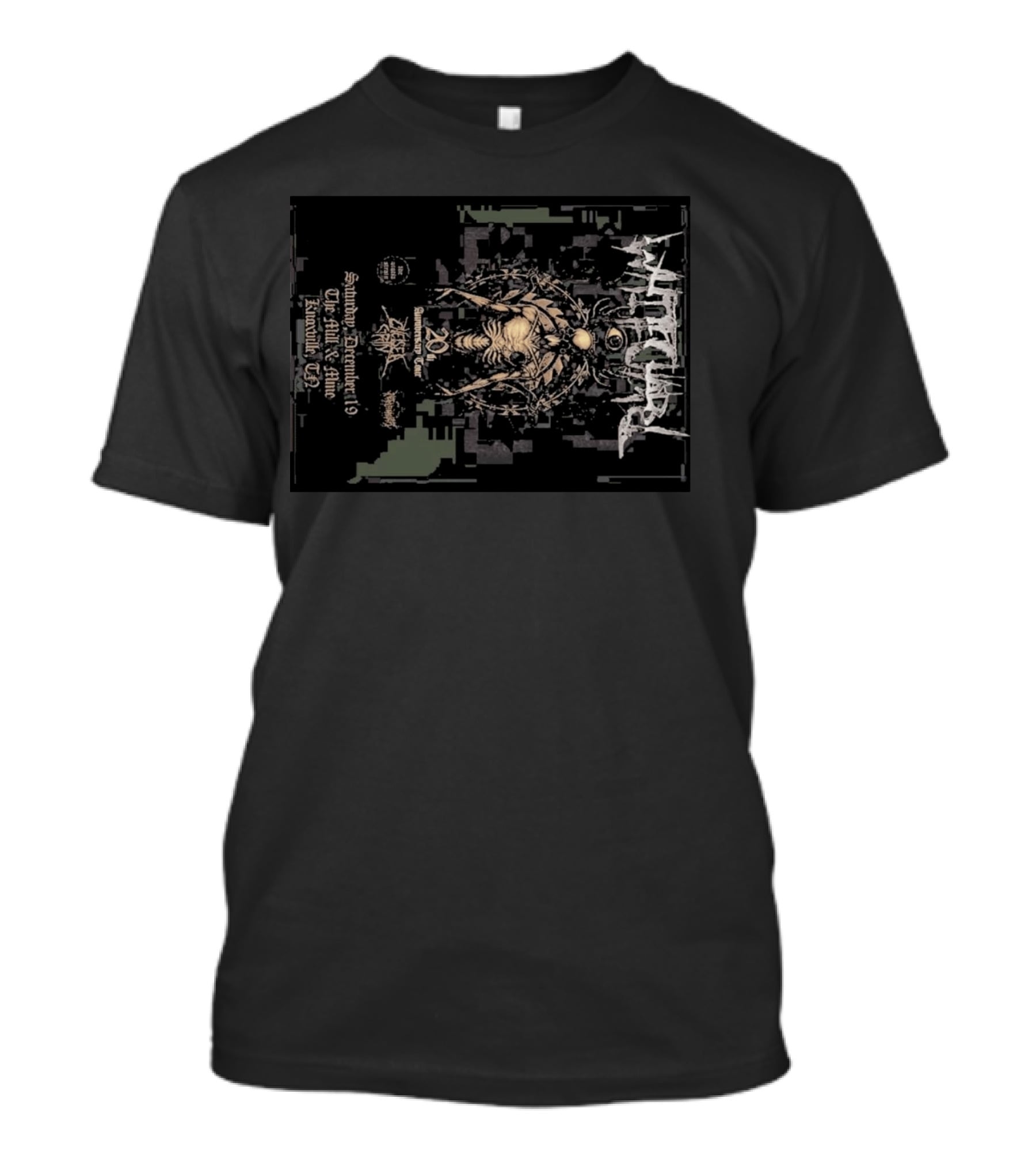 Whitechapel 20th Anniversary Tour Knoxville December 9 The Mill & Mine 2026 T-Shirt