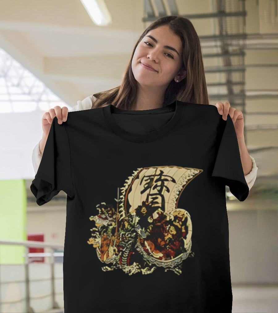 Seven Lucky Gods Japanese Shichi Fukujin Takarabune Treasure Ship T-Shirt