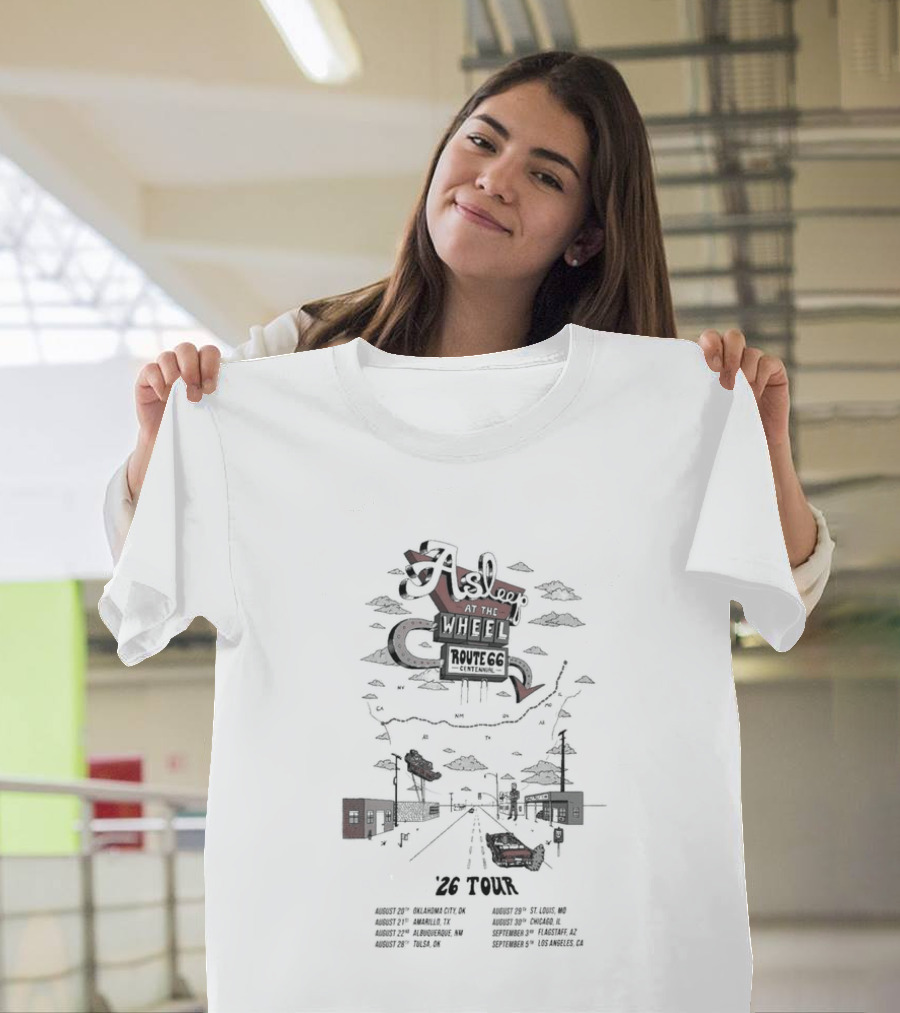 Asleep At The Wheel Tour 2026 Americana Road Trip Texas Nashville Route T-Shirt