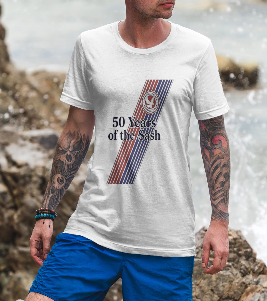 Crystal Palace 50 Years Of The Sash Anniversary Celebration T-Shirt