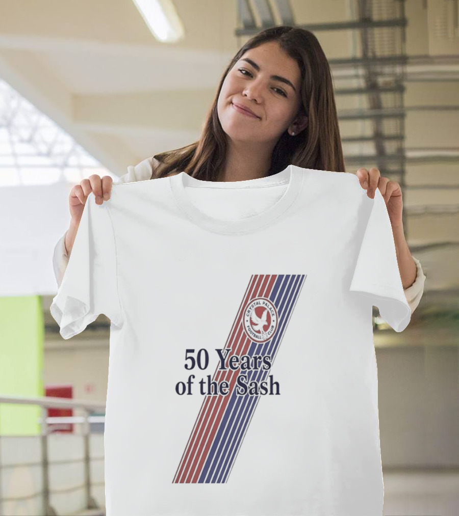 Crystal Palace 50 Years Of The Sash Anniversary Celebration T-Shirt