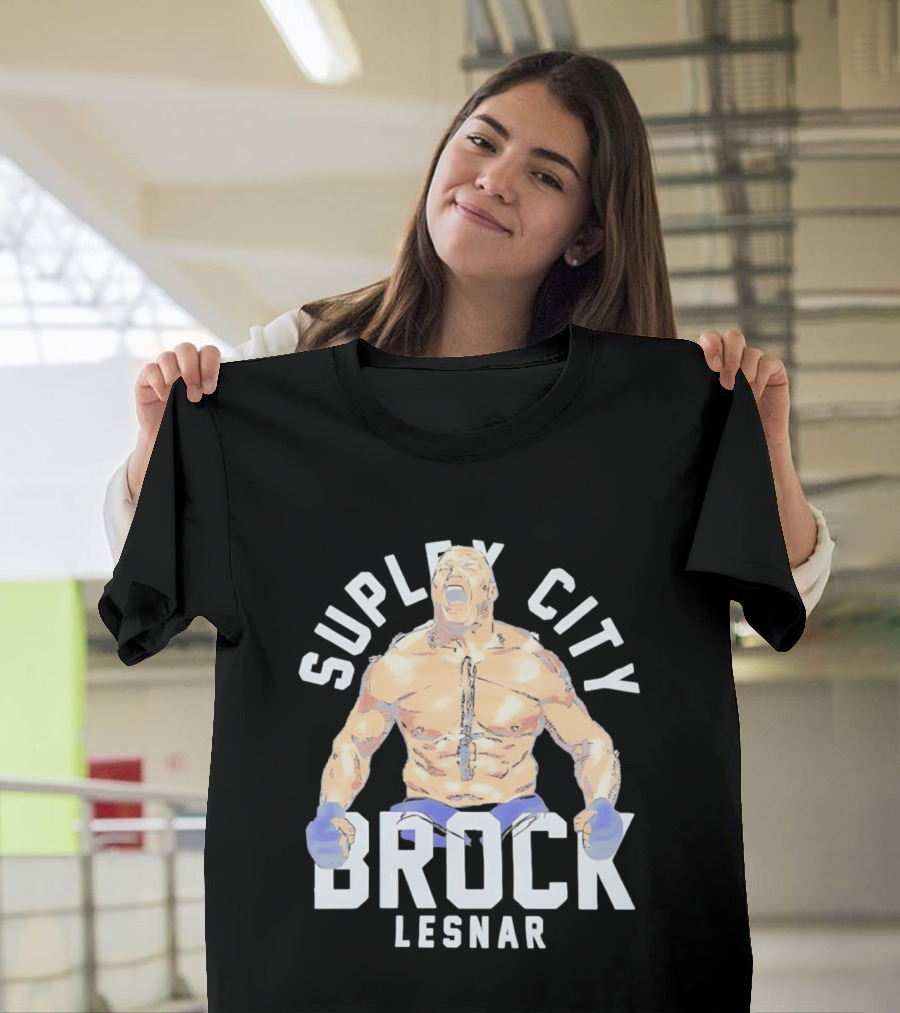 Brock Lesnar Suplex City The Beast Incarnate WWE Wrestling T-Shirt