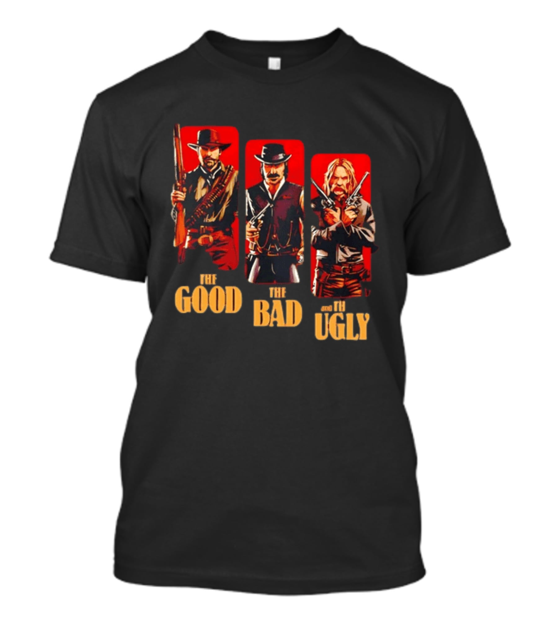 Red Dead Redemption Western Outlaws The Good The Bad The Ugly T-Shirt