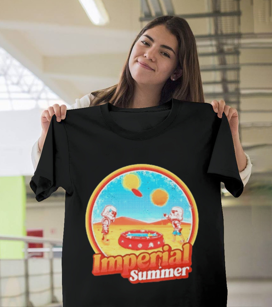 Summer Fun Star Wars Stormtrooper Imperial Beach Scene T-Shirt
