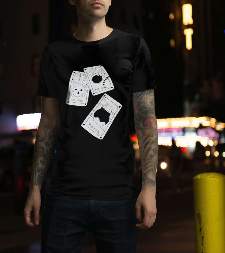 Studio Ghibli Tarot Cards The Moon The Star The Fool Collection T-Shirt