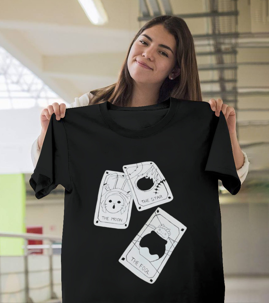 Studio Ghibli Tarot Cards The Moon The Star The Fool Collection T-Shirt