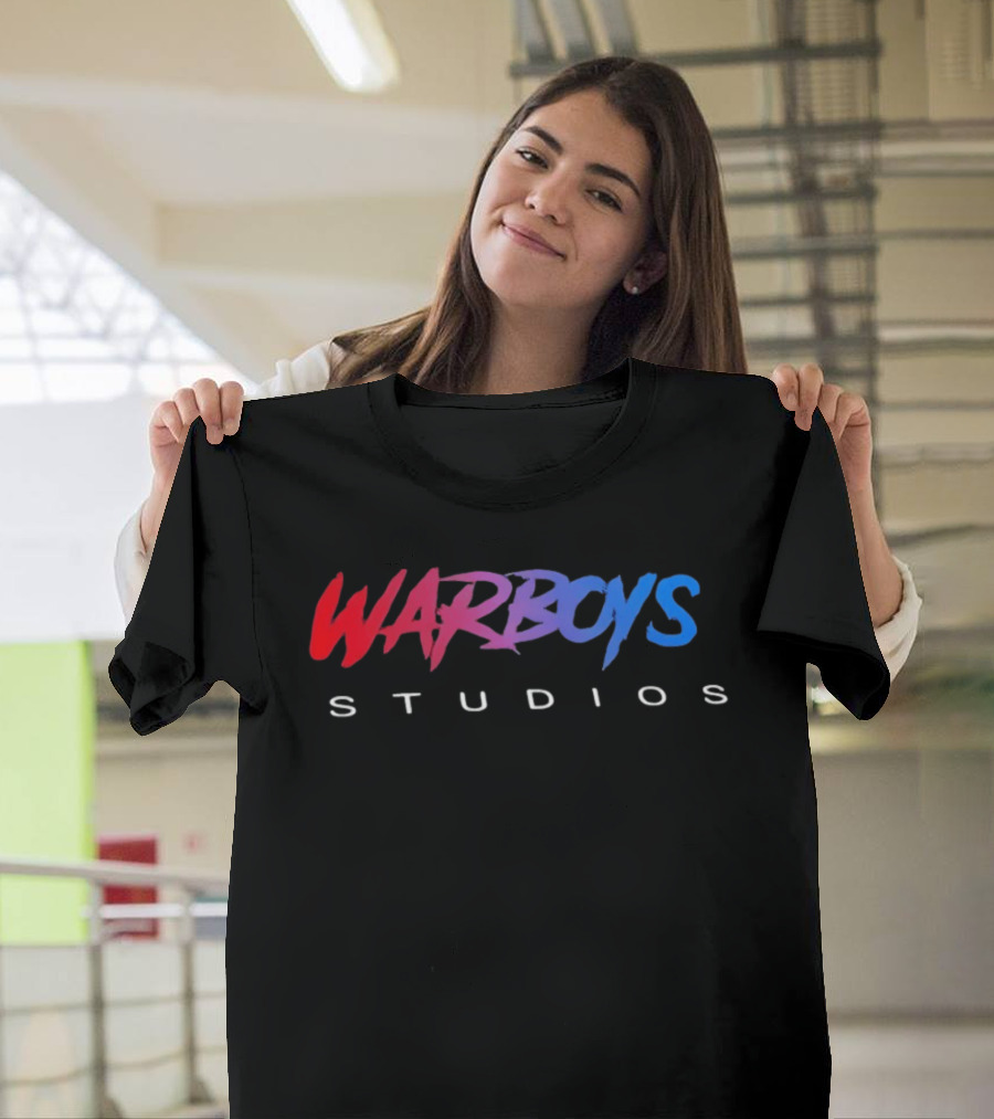 Warboys Studios Red And Blue Branding T-Shirt