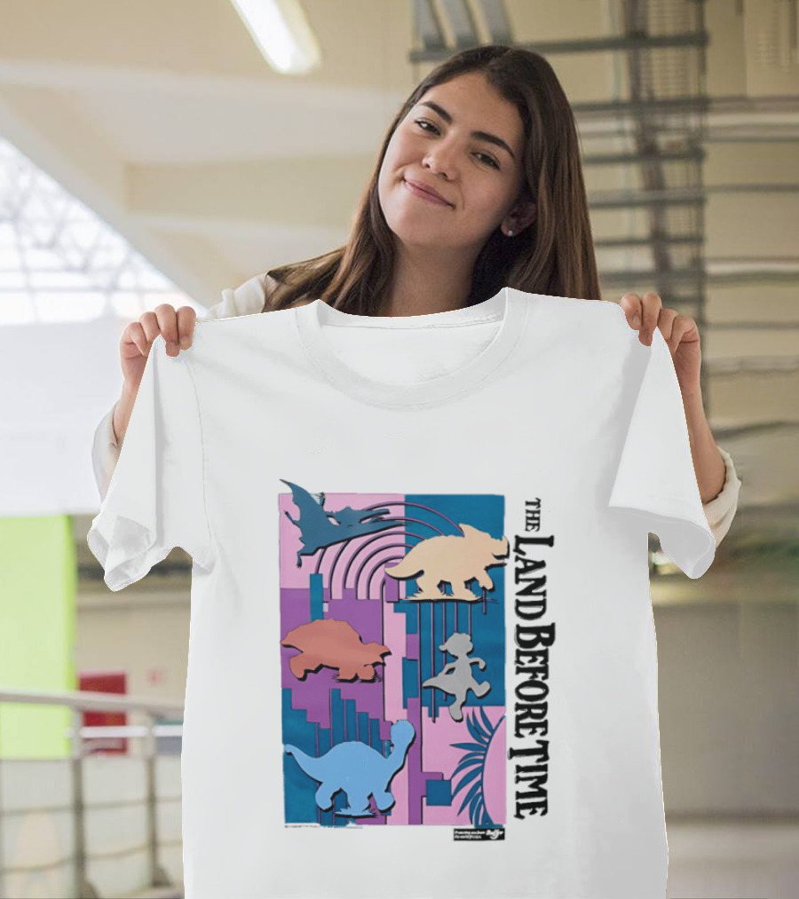 The Land Before Time Littlefoot Cera Petrie Ducky Spike T-Shirt