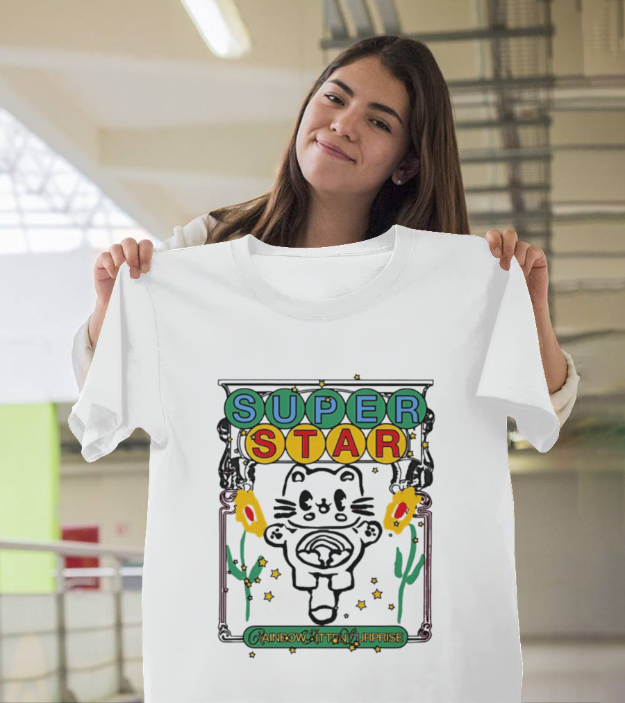 Super Star Rainbow Kitten Surprise RKS Indie Rock T-Shirt
