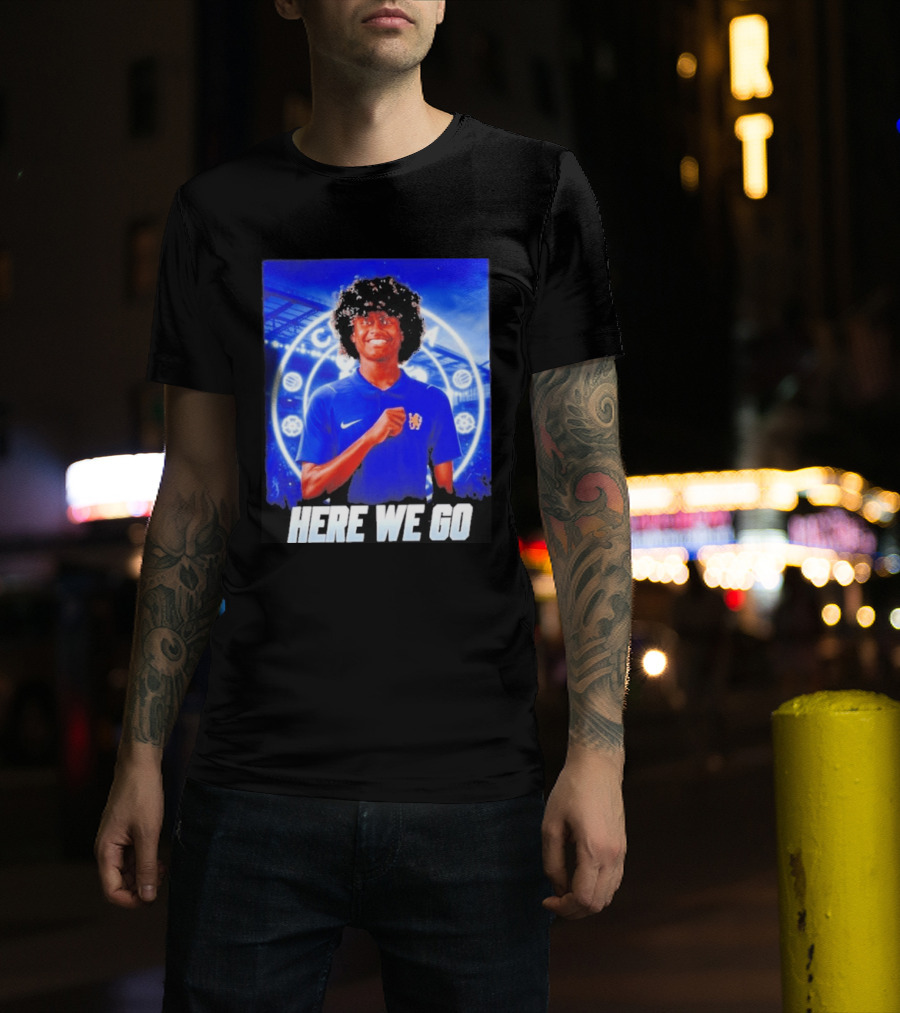 Benji Flowers Chelsea Football Here We Go T-Shirt