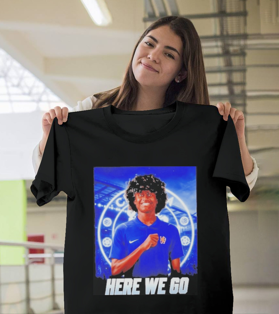 Benji Flowers Chelsea Football Here We Go T-Shirt