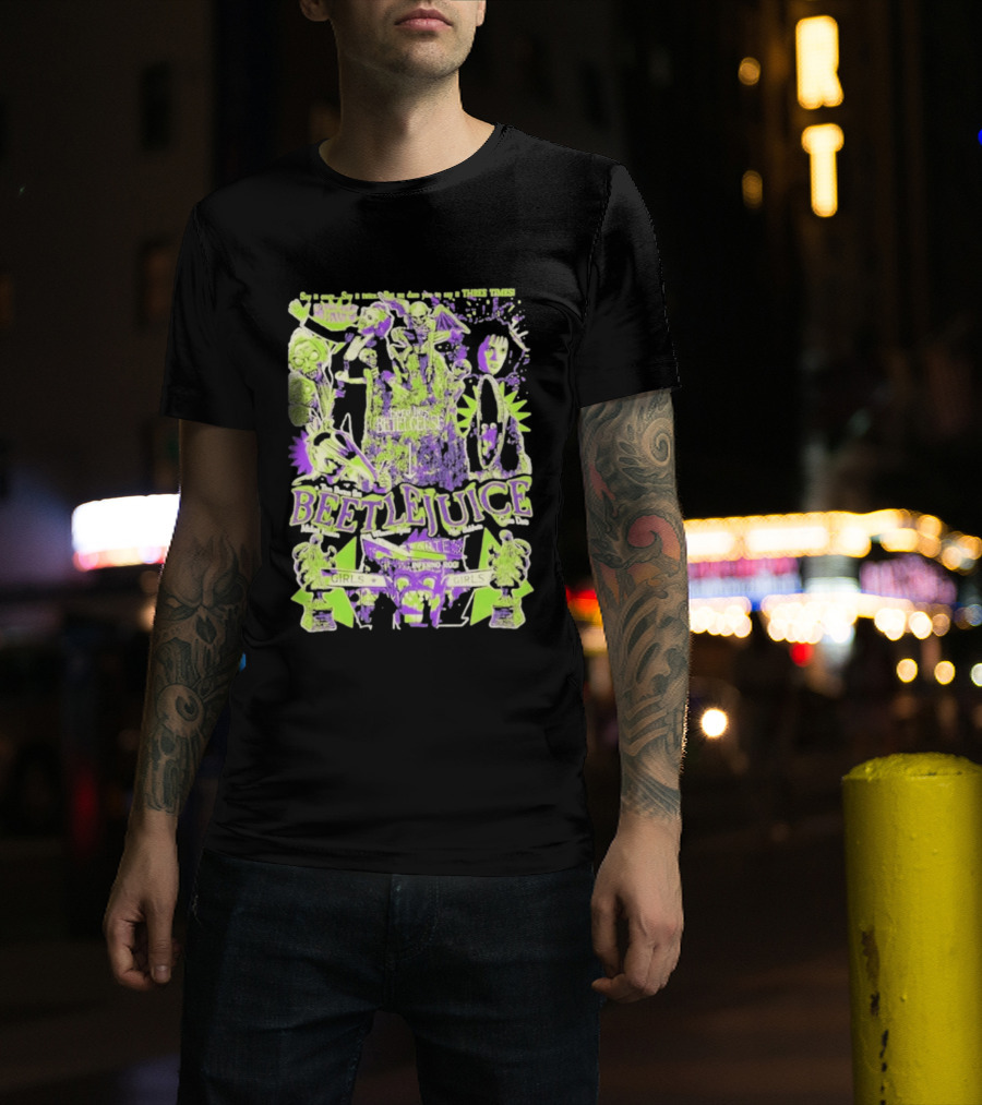 Betelgeuse Beetlejuice Say Once Three Times Rest In Peace Inferno Room Girls T-Shirt