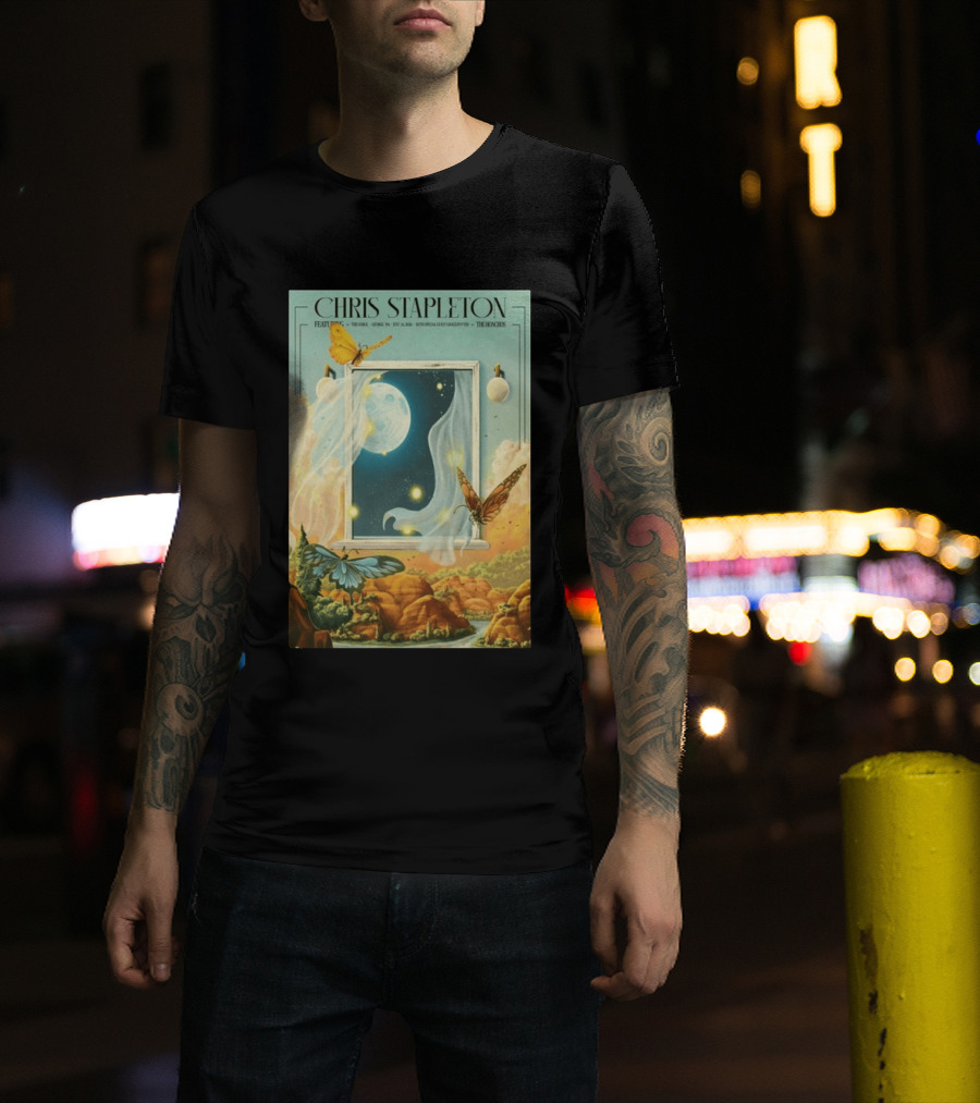 Chris Stapleton Featuring The Gorge July 24 2026 With Margo Price And The Mavericks The Knock3 T-Shirt