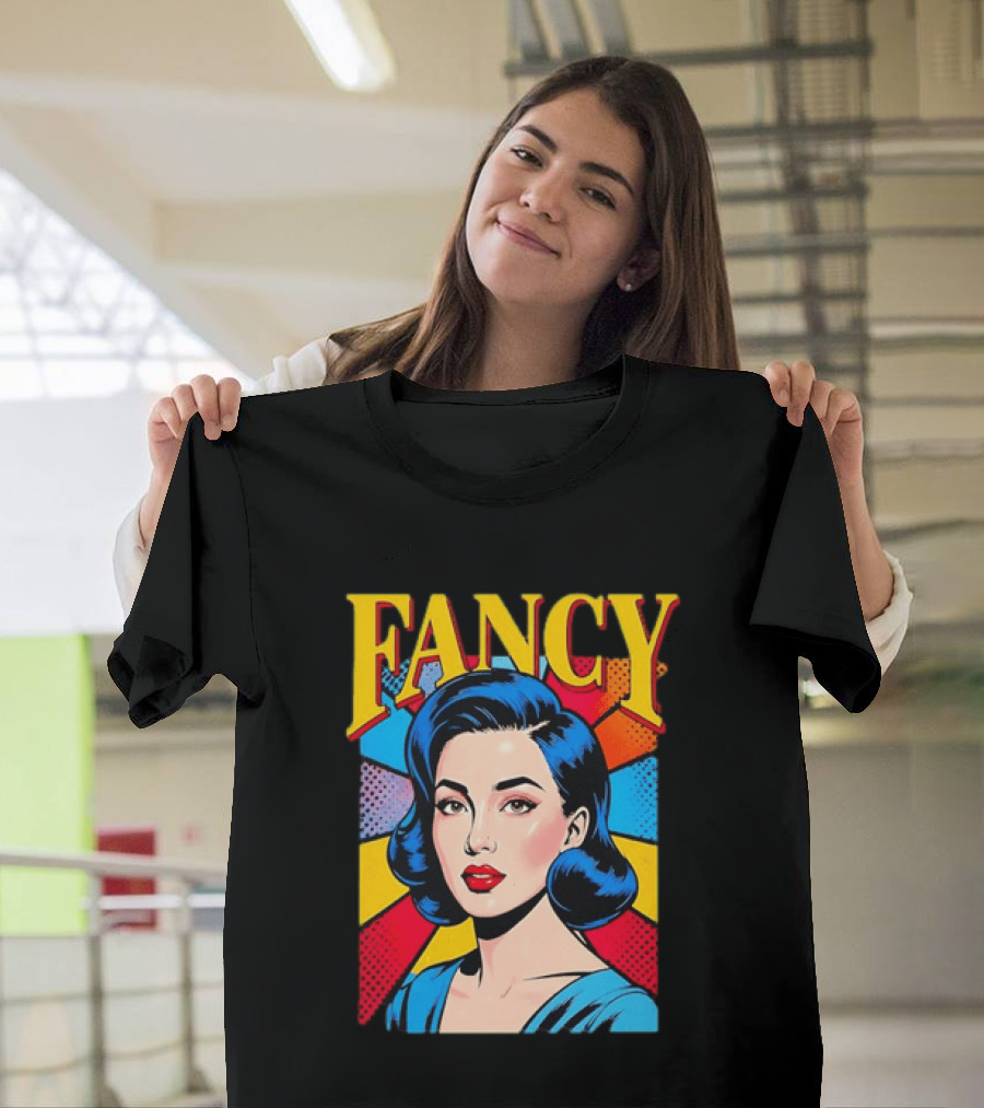 Fancy Pop Art Comic Woman T-Shirt