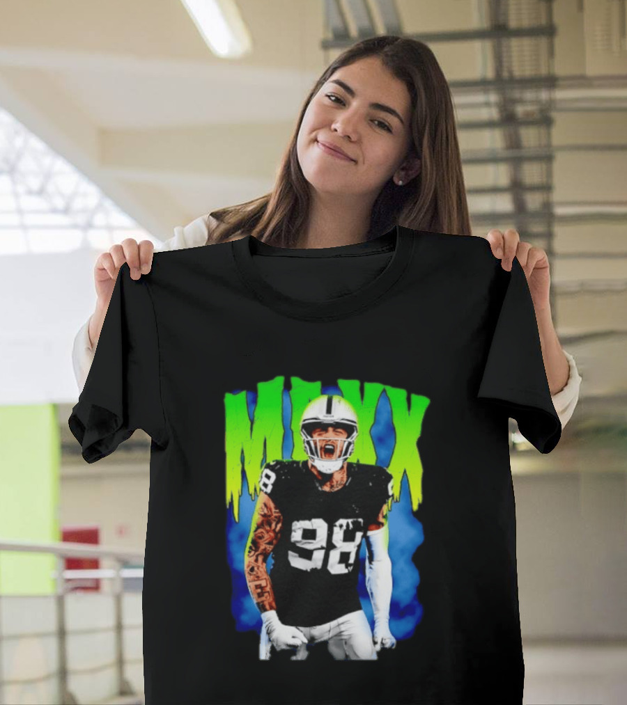 Maxx Crosby 98 Las Vegas Raiders Football Player Jersey T-Shirt