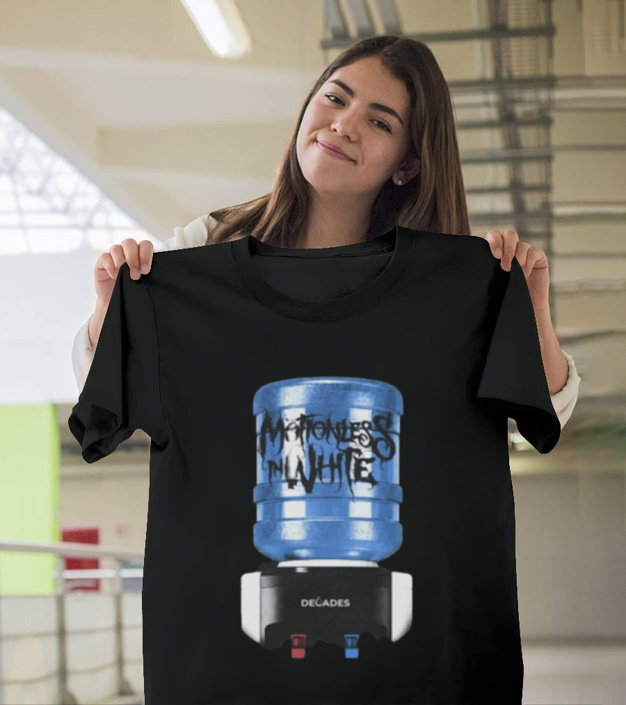 Motionless In White Coworker Band Of The Year Blue Water Cooler Decades T-Shirt
