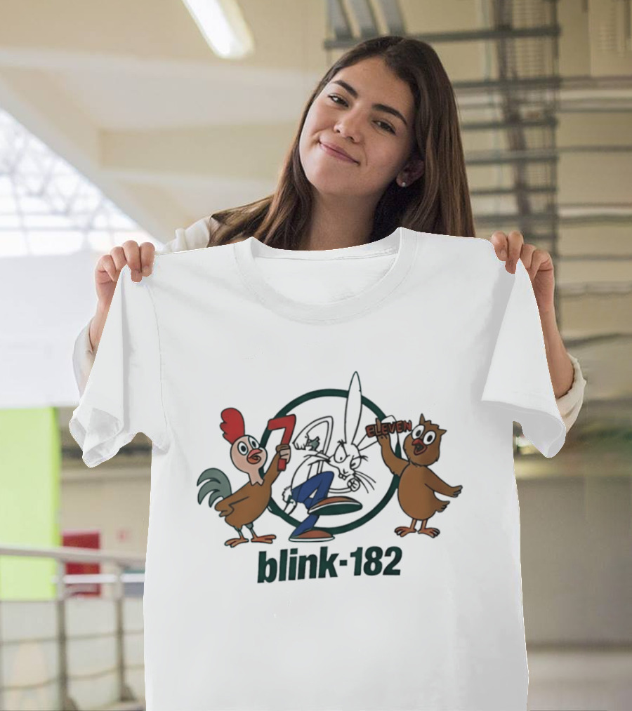 Blink 182 San Diego Comic Con 2026 Cartoon Characters 7 Eleven Collaboration T-Shirt