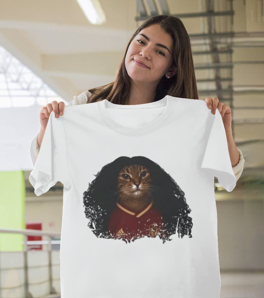 Caturella 24 Cat With Hair In Spain Soccer Jersey T-Shirt