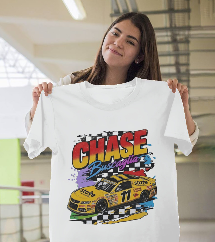 Chase Buscaglia Stave Racing Car 11 Bootleg T-Shirt