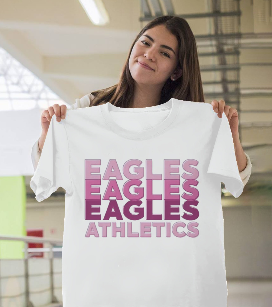 Eagles Athletics Pink Ombré T-Shirt