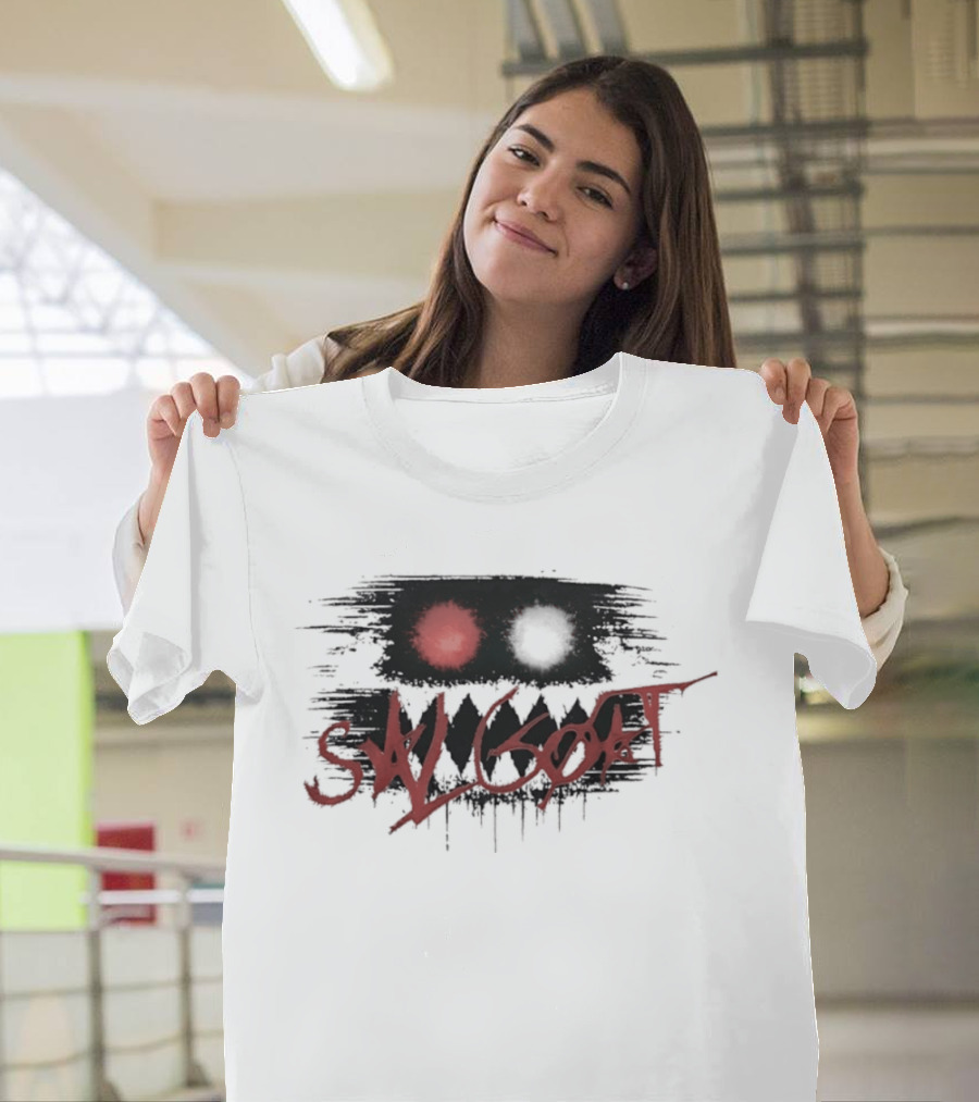 SK Goat Distressed Streetwear Urban Edgy Graffiti T-Shirt