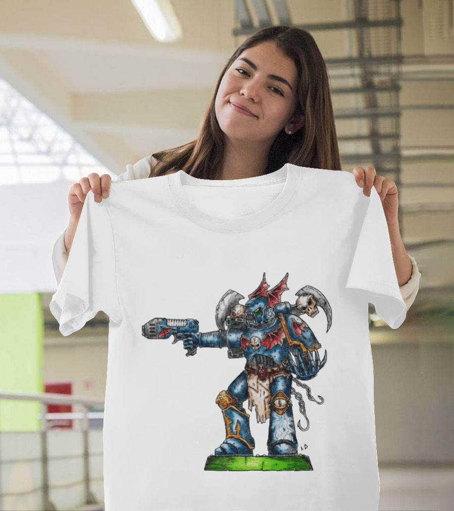 Warhammer 40K Night Lords Chaos Space Marine By Niklas Wistedt T-Shirt