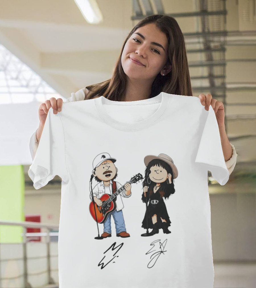 Morgan Wallen Lainey Wilson Peanuts Guitar Country Music T-Shirt