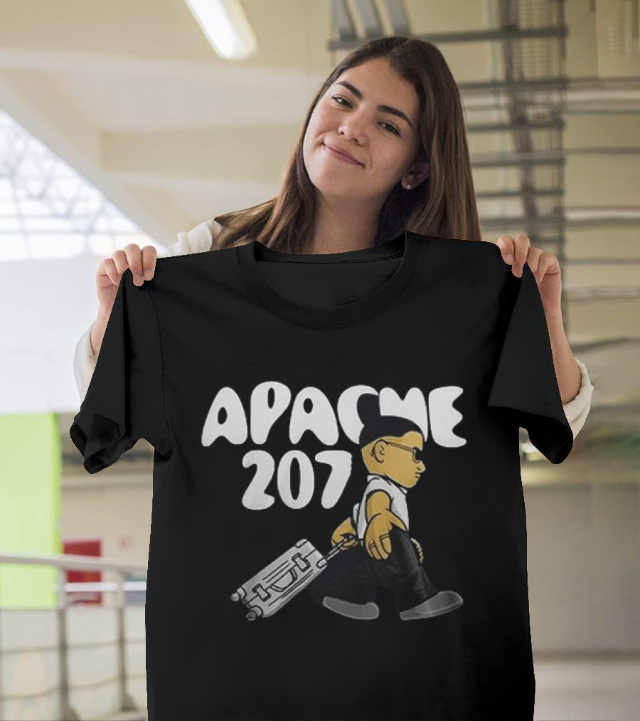 Apache 207 Arena Tour 2026 Zusatzshows Limited Edition Black Cartoon T-Shirt