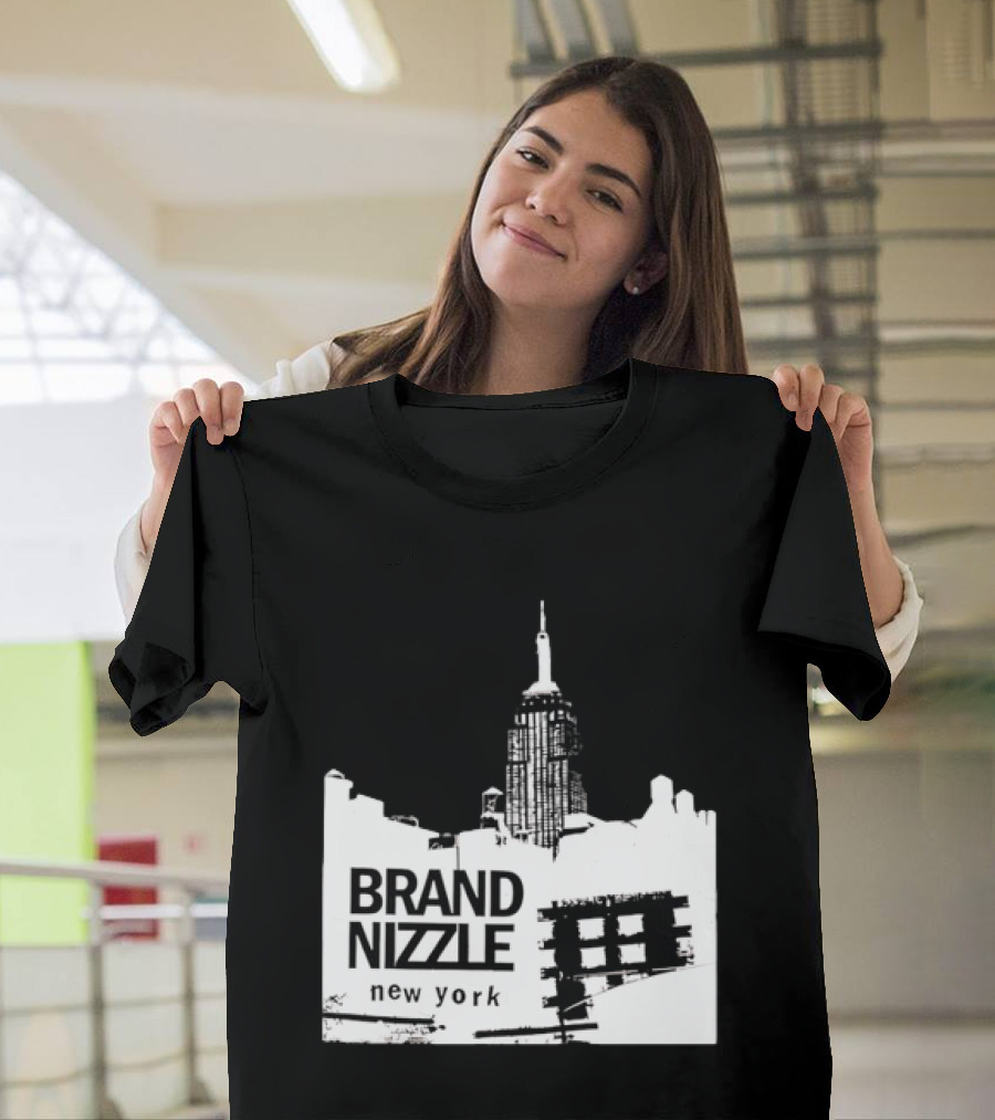 BRAND NIZZLE New York Empire State Building Skyline T-Shirt