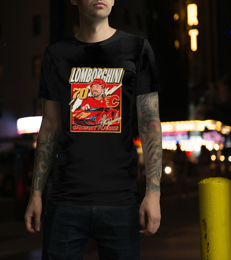 Lomborghini Ryan Lomberg 70 Calgary Flames T-Shirt
