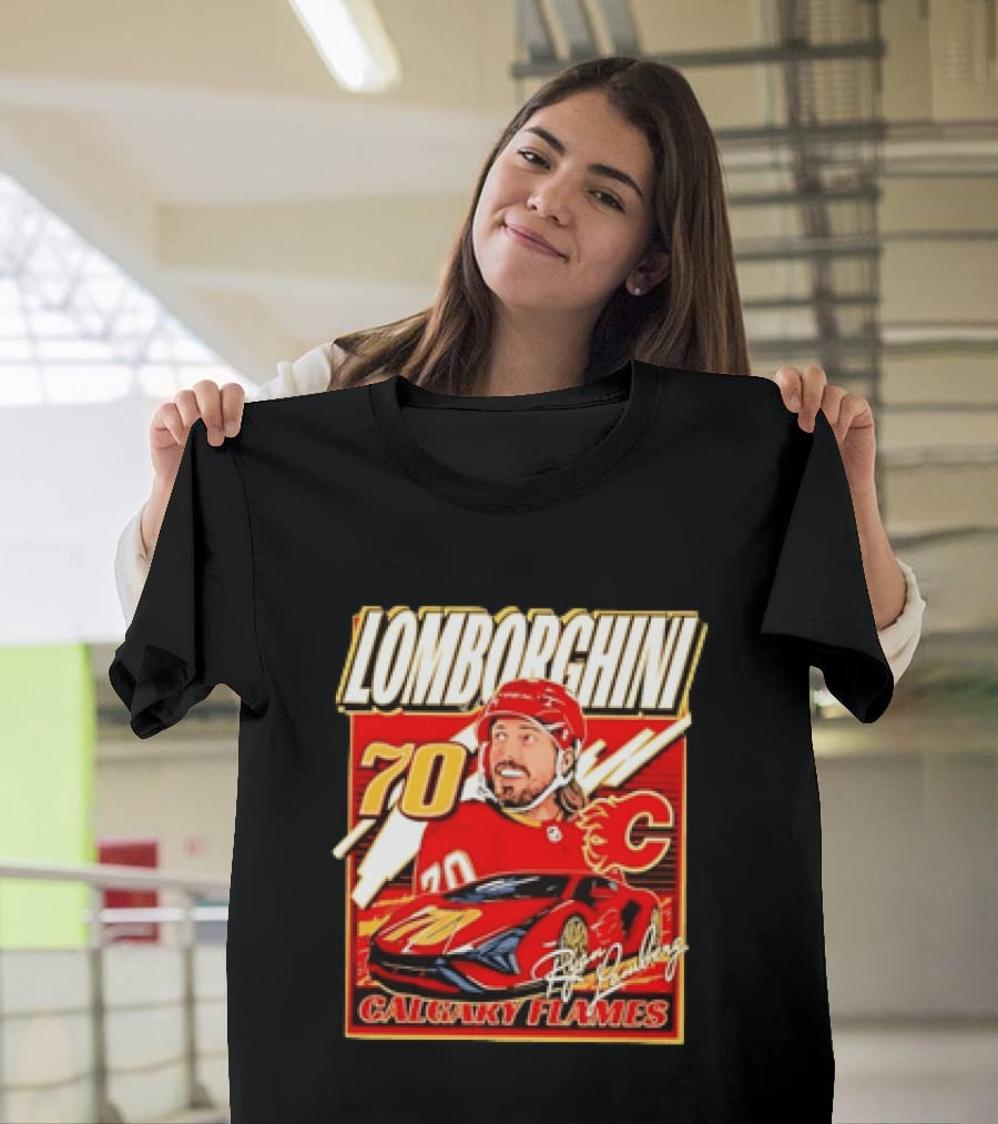Lomborghini Ryan Lomberg 70 Calgary Flames T-Shirt