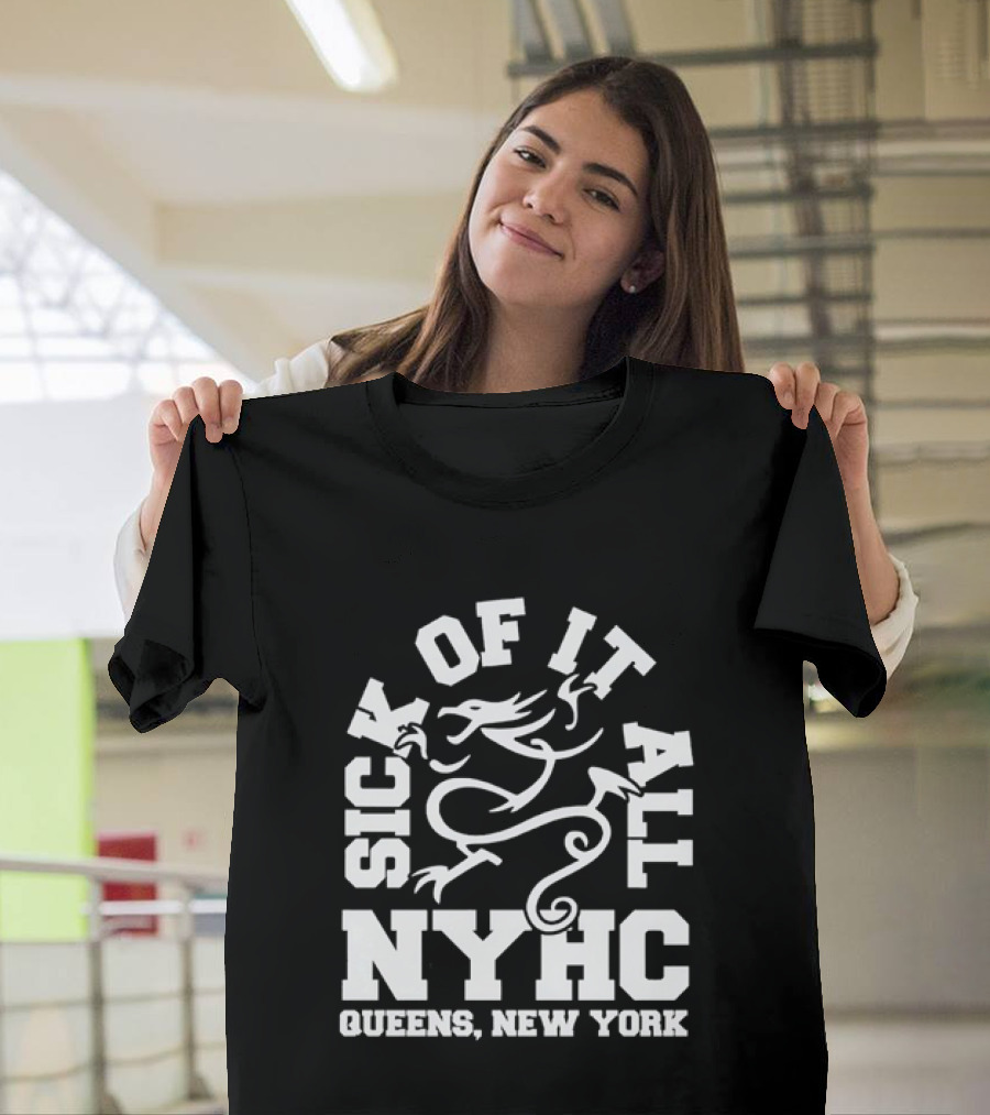 Sick Of It All NYHC Queens New York Hardcore Dragon T-Shirt
