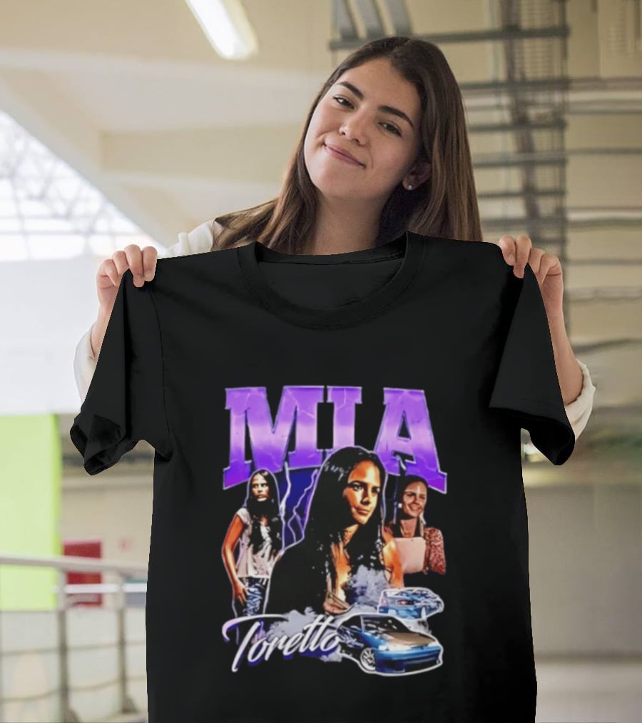 Mia Toretto Fast And Furious Movie Character Car Scene T-Shirt