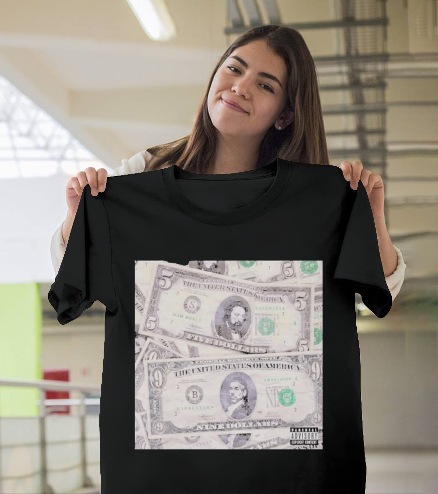 New World Depression Parody Dollar Bills Explicit Content T-Shirt