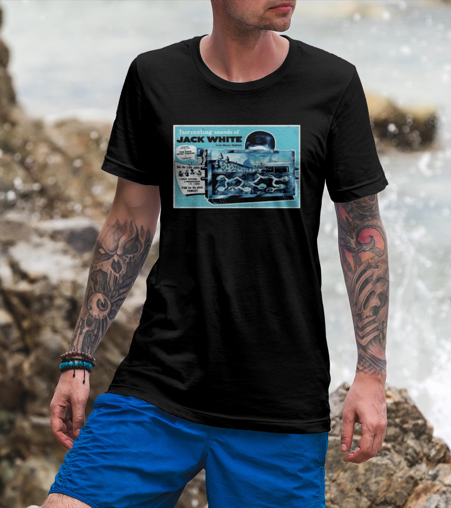 Fascinating Sounds Of Jack White Live Music Habitat Pine Knob Music Theatre 2026 T-Shirt