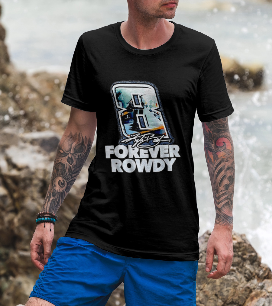 KFB 8 Forever Rowdy NASCAR Racing Plaid T-Shirt