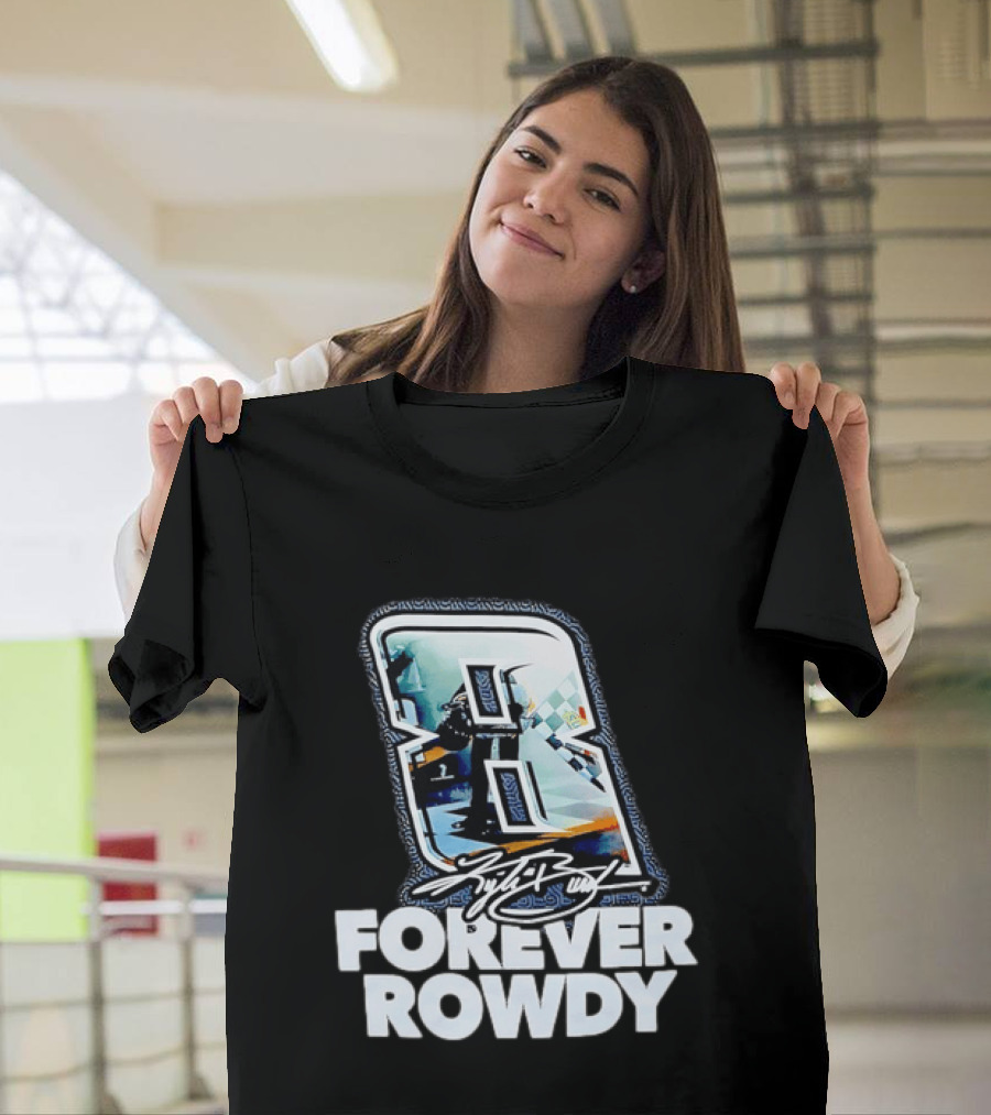 KFB 8 Forever Rowdy NASCAR Racing Plaid T-Shirt