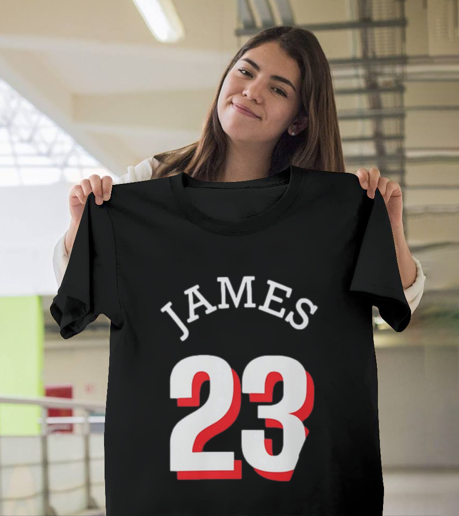 LeBron James 23 Jersey Philadelphia 76ers T-Shirt