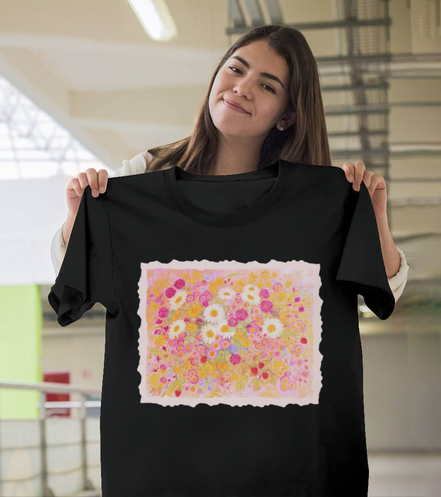 Weeds Are Flowers Too A A Milne Floral Painting With Colorful Blossoms T-Shirt