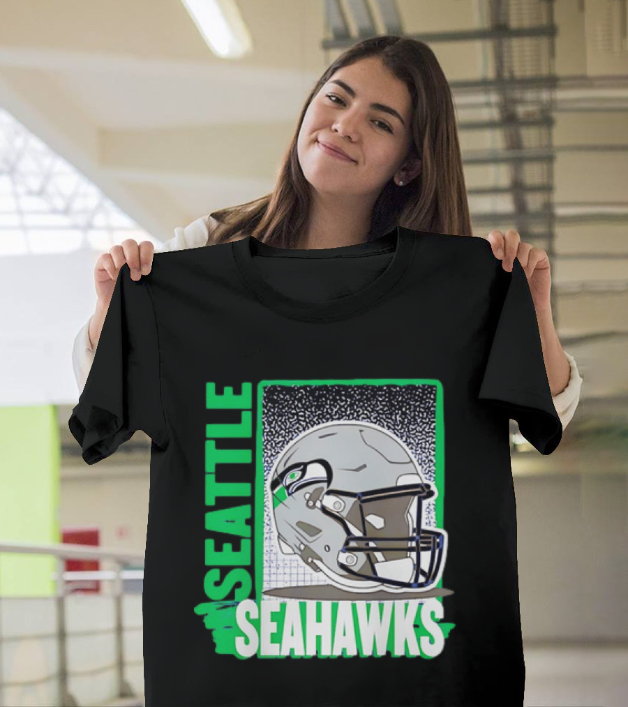 Seattle Seahawks Helmet NFL Football Team Gear T-Shirt